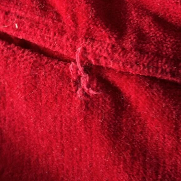 Unbranded Women’s Vintage Red Velvet Bell Bottom Jeans – Retro - Picture 3 of 4